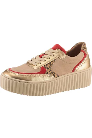 Gabor Plateausneaker, Freizeitschuh, Halbschuh, Schnürschuh mit Best Fitting-Ausstattung