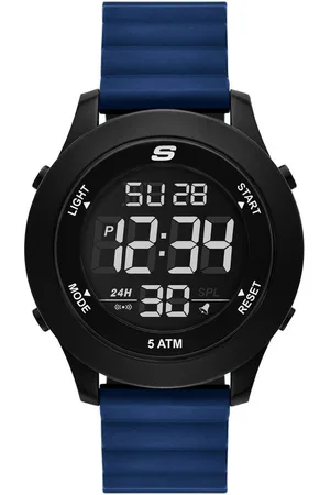 Skechers Chronograph ROSENCRANS SR5225, Quarzuhr, Armbanduhr, Herrenuhr, Silikonarmband, digital, Wochentag