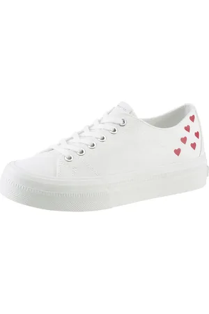 Tamaris Plateausneaker, Freizeitschuh, Halbschuh, Schnürschuh mit Logo an der Ferse