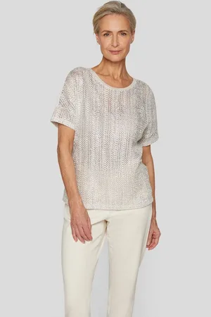 Rabe Print-Shirt Shirt mit Glanz-Effekt