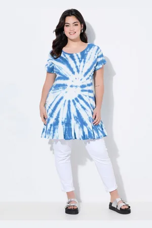 Angel of Style T-Shirt T-Shirt oversized Batik-Druck Rundhalsausschnitt - Verkäufer: Popken Fashion Group