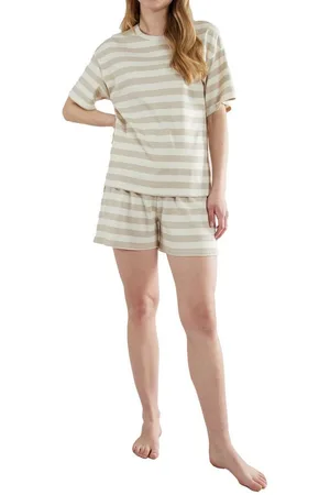TOM TAILOR Shorty Damen Shorty quergestreift (1 tlg) - Verkäufer: MASKADOR GmbH (Herstellerverkauf)