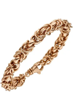 Jobo Armband, 925 Silber roségold vergoldet 20 cm
