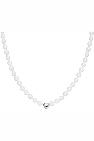 Purelei Perlenkette Schmuck Geschenk Lovely Herz, 23031-Necklace-Lovely, mit Muschelperle