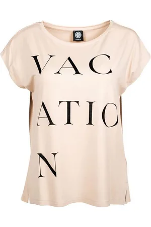 Faber Print-Shirt Shirt mit Folienprint in Farbe Stone mit Folienprint - Verkäufer: Fashion