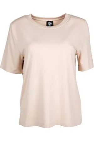 Faber Kurzarmshirt Halbarmshirt mit Rundhals in Farbe Stone mit Rundhals - Verkäufer: Fashion