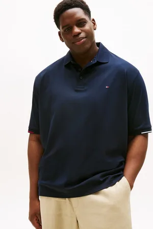 Tommy Hilfiger Poloshirt BT-INTERLOCK FLAGCUFF SLIM FIT-B Große Größen