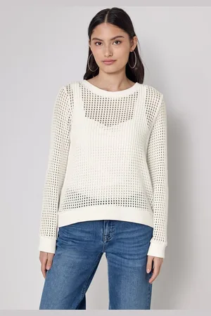 Street one Langarmshirt aus Baumwolle mit Stretchante