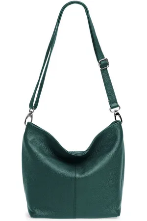 CASPAR Schultertasche Klassische Damen Leder Handtasche - CLASSIC LINE - Modell No.803, elegant, robust & unempfindlich - 100% Echtleder - Handmade in Italy - Verkäufer: & SIKORA