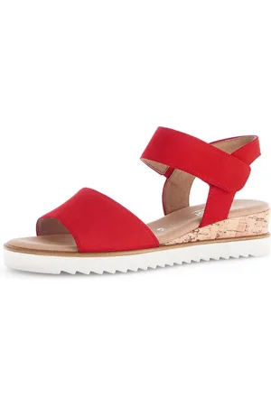 Gabor GENUA Keilsandalette, Sommerschuh, Riemchensandale, Komfortschuh in Weite G (weit)
