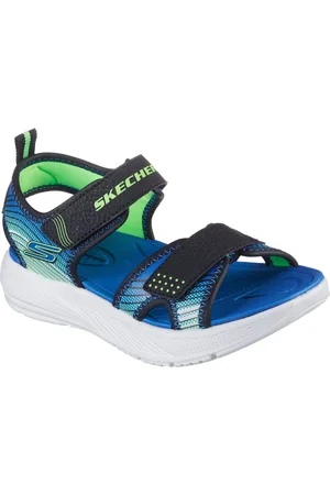 Skechers MICROSPEC-SPLASH Sandale, leichte Sandale mit Klettverschluss, Größenschablone zum Download