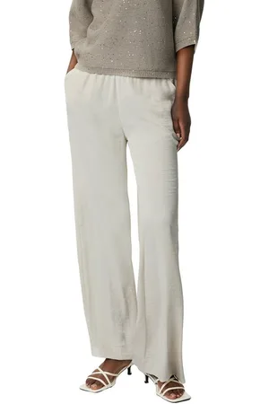 Comma, Stoffhose Wide Leg und eleatischem Bund