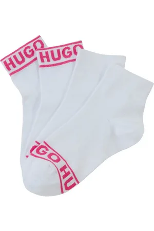 HUGO BOSS Freizeitsocken 2P SH LOGO CC W (Set, 2-Paar, 2er) mit Logobund
