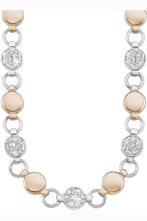 QS by s.Oliver Silberkette Collier bicolor mit Kristallen - Jewelry Modell: 9239436 - Verkäufer: Uhren4you