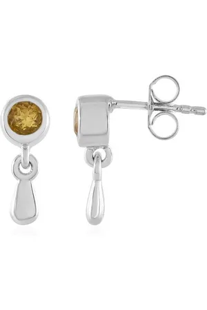 Cavill Ohrring-Set Brasilianische Citrin-Tropfenohrringe, platiniertes Silber (2-tlg) - Verkäufer: Juwelo Deutschland GmbH