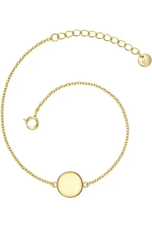 Glanzstücke Silberarmband Kreis gelbgold, aus Sterling Silber - Verkäufer: Juvalia