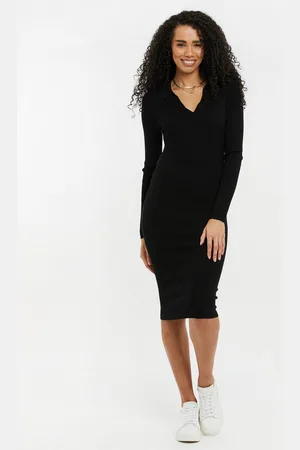 Threadbare Jerseykleid Thyme (1-tlg) mit V-Ausschnitt - Verkäufer: onQuality