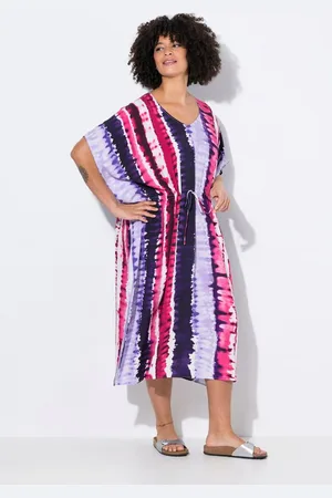 Angel of Style Jerseykleid Maxikleid Kaftan Batik Seitenschlitz - Verkäufer: Popken Fashion Group