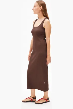 Armedangels Maxikleid GOLDAA Damen Ripp-Jerseykleid aus Bio-Baumwoll Mix (1-tlg) Ripp-Jerseykleid aus Bio-Baumwoll Mix - Verkäufer: