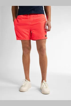 Petrol Industries Badehose mit kontrastfarbenem Kordelzug