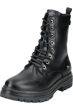 Mustang Stiefelette Lederimitat Schnürstiefelette - Verkäufer: S4S Commerce