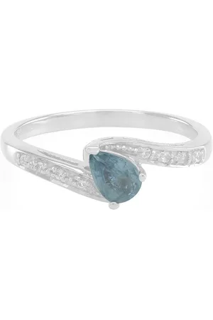Cavill Silberring Tansanischer Saphir Teardrop Silber Ring, 0,34ct (1-tlg) - Verkäufer: Juwelo Deutschland GmbH
