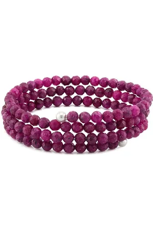 Cavill Perlenarmband Mosambikanischer Rubin Perlenarmreif aus Edelstahl, 84ct (1-tlg) - Verkäufer: Juwelo Deutschland GmbH