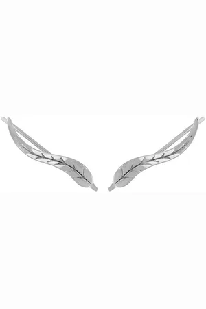 Cavill Ohrring-Set Schlanke Ohrringe aus 925er Sterlingsilber mit Blättermuster (2-tlg) - Verkäufer: Juwelo Deutschland GmbH