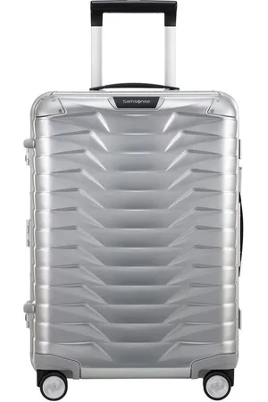 Samsonite Hartschalen-Trolley PROXIS ALU, verschiedene Größen, 4 Rollen, Hartschalen-Koffer, Reisekoffer, Koffer, TSA-Zahlenschloss