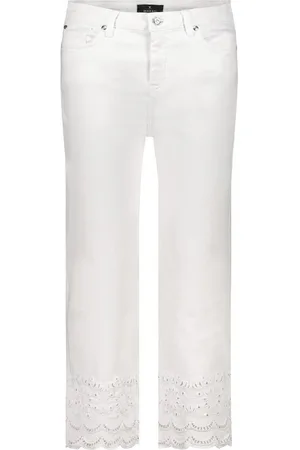 monari 2-in-1-Hose ?-Jeans mit Stickerei cream - Verkäufer: Lieblingsstücke