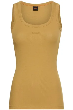 HUGO BOSS Longtop C_Ematite mit Rundhalsausschnitt