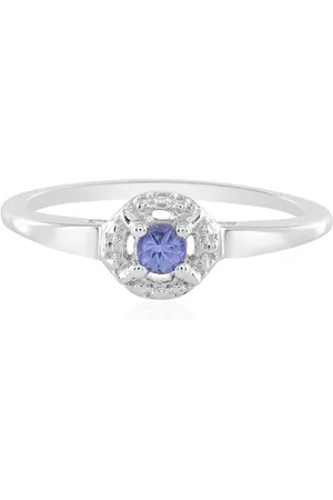 Cavill Silberring Raffinierter tansanischer Tansanit Sterling Silber Ring, 0,108ct (1-tlg) - Verkäufer: Juwelo Deutschland GmbH
