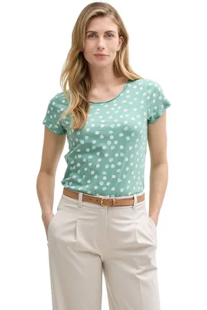 TOM TAILOR T-Shirt mit All-Over Print