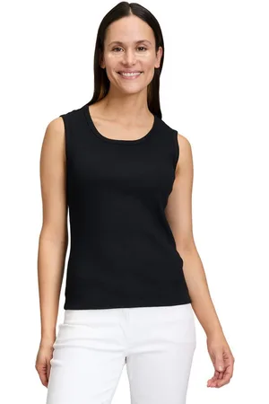 Betty Barclay T-Shirt Trägertop mit Rippenstruktur (1-tlg) Material