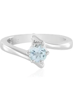 Cavill Silberring Himmelblauer Topas Platinplattierter Silberring, 0,479ct (1-tlg) - Verkäufer: Juwelo Deutschland GmbH