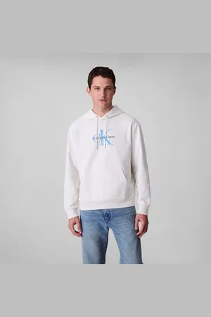 Calvin Klein Kapuzensweatshirt 400GSM TERRY MONOLOGO HOODIE Mit Rundhalsausschnitt