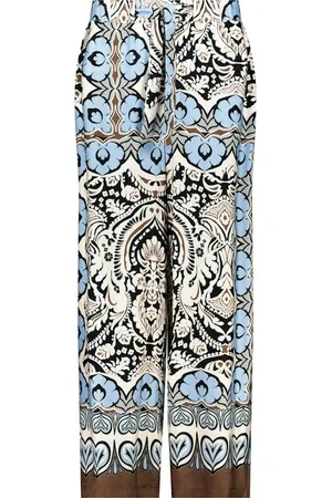 monari 2-in-1-Hose Wide-Leg-Hose mit Ornamentmuster gemustert - Verkäufer: Lieblingsstücke