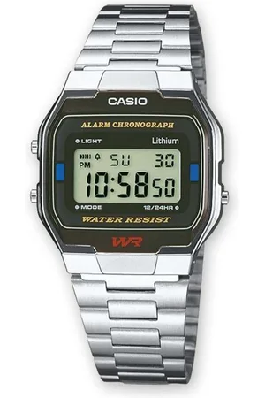 Casio Quarzuhr A163WA-1QES Unisex-Uhr Vintage Iconic Quarz Edelstahl-Armband - Verkäufer: Karat24