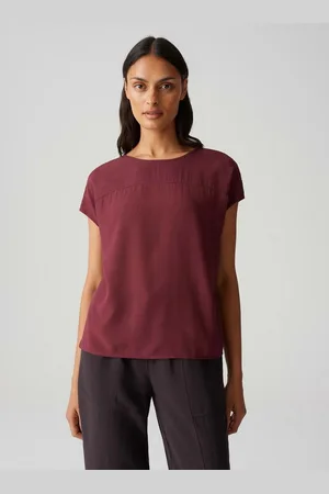 Opus Kurzarmshirt SESONNE Regular im Materialmix - Verkäufer: GmbH | someday GmbH