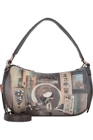 Anekke Schultertasche Shoen Brown, Polyurethan - Verkäufer: WE LOVE BAGS