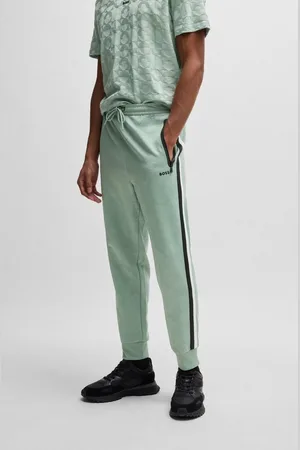 HUGO BOSS Sweathose Hover Striped C mit kontrastfarbigem Streifen