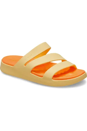 Crocs Getaway Strappy Badepantolette, Badeschuh, Pool Slides, Sandale mit Softfußbett