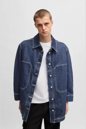 Hugo Blue Outdoorjacke Galane_B mit Ziernähten