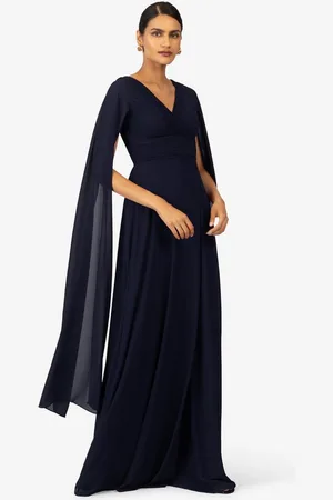 Kraimod Abendkleid aus hochwertigem Polyester Material mit Capeärmel - Verkäufer: Lepetan
