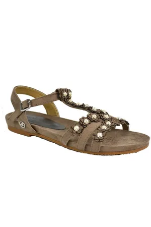 TOM TAILOR Sandalen Riemchen Sandale Taupe - Verkäufer: Markenschuhwelt&More