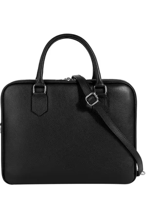 Cluty Aktentasche, echt Leder, Made in Italy