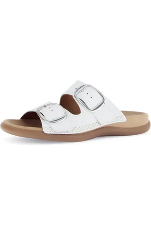 Gabor Pantolette, Keilabsatz, Sommerschuh, Bequemschuh, praktische Klettverschlüsse
