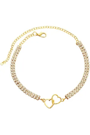 Karma Fußkette Herz Gold oder Silber Legierung Fußkettchen Strandschmuck (modern Herzschmuck Herzfußkette, Fußschmuck Acceossire Damenfußkette), Fußschmuck Acceossire Damenfußkette - Verkäufer: Sanixa