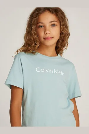 Calvin Klein Rundhalsshirt INST. LOGO SS T-SHIRT für Kinder bis 16 Jahre und mit Logoschriftzug