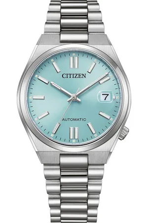Citizen Automatikuhr Tsuyosa NJ0200-50L, Armbanduhr, Damenuhr, Mechanische Uhr, Edelstahlarmband, analog, Tag